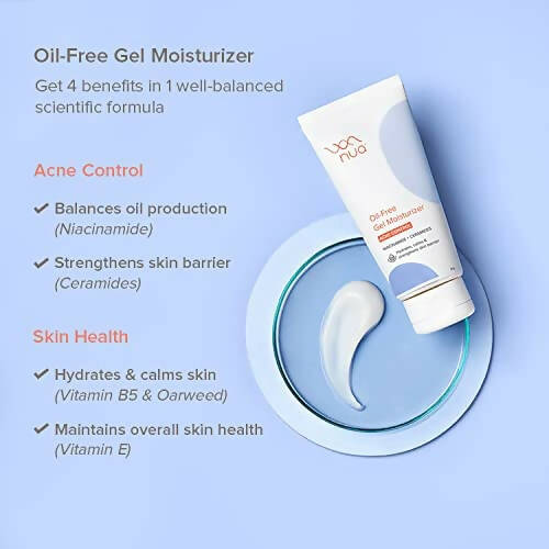 Nua Oil-Free Gel Moisturizer for Acne Control - Distacart
