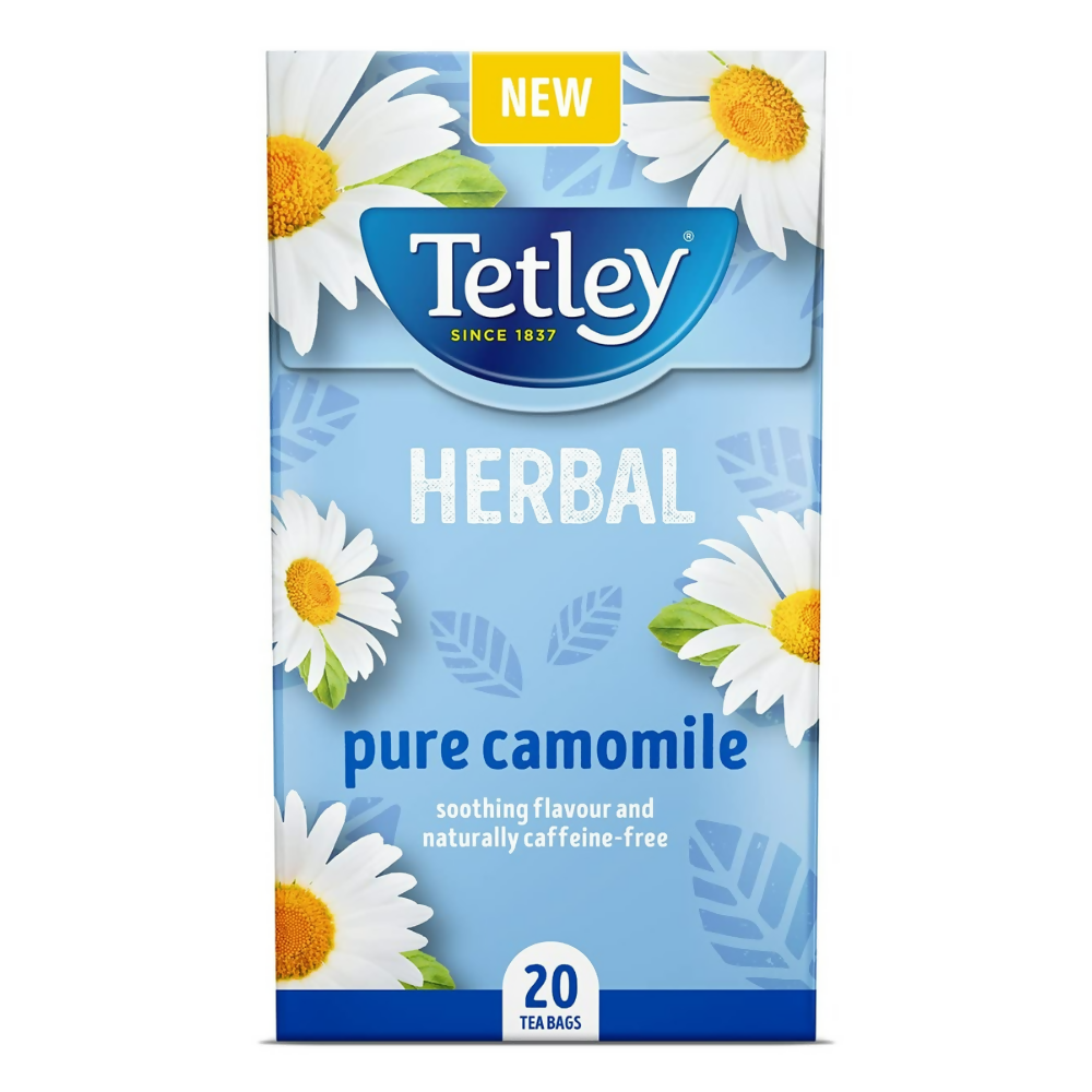 Tetley Herbal Pure Camomile Tea Bags - Distacart