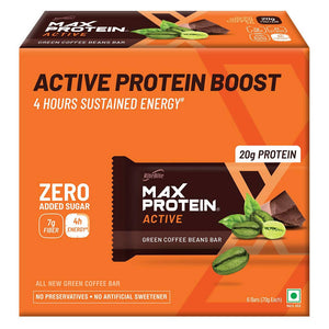 RiteBite Max Protein Active Green Coffee Beans Bar - Distacart