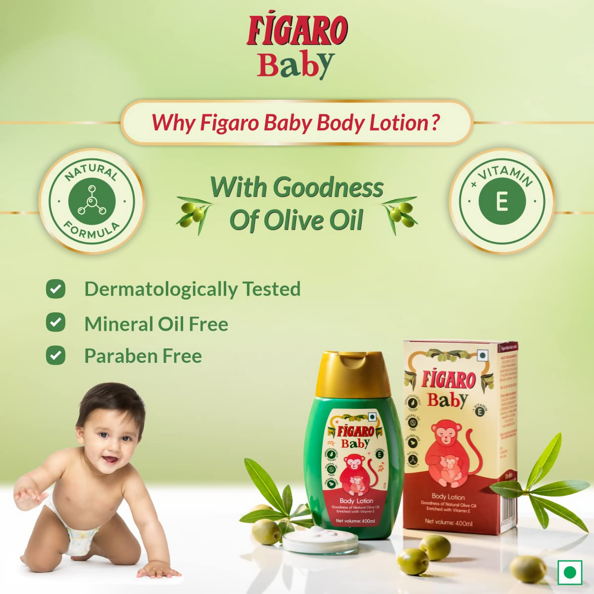Figaro Baby Body Lotion - Distacart
