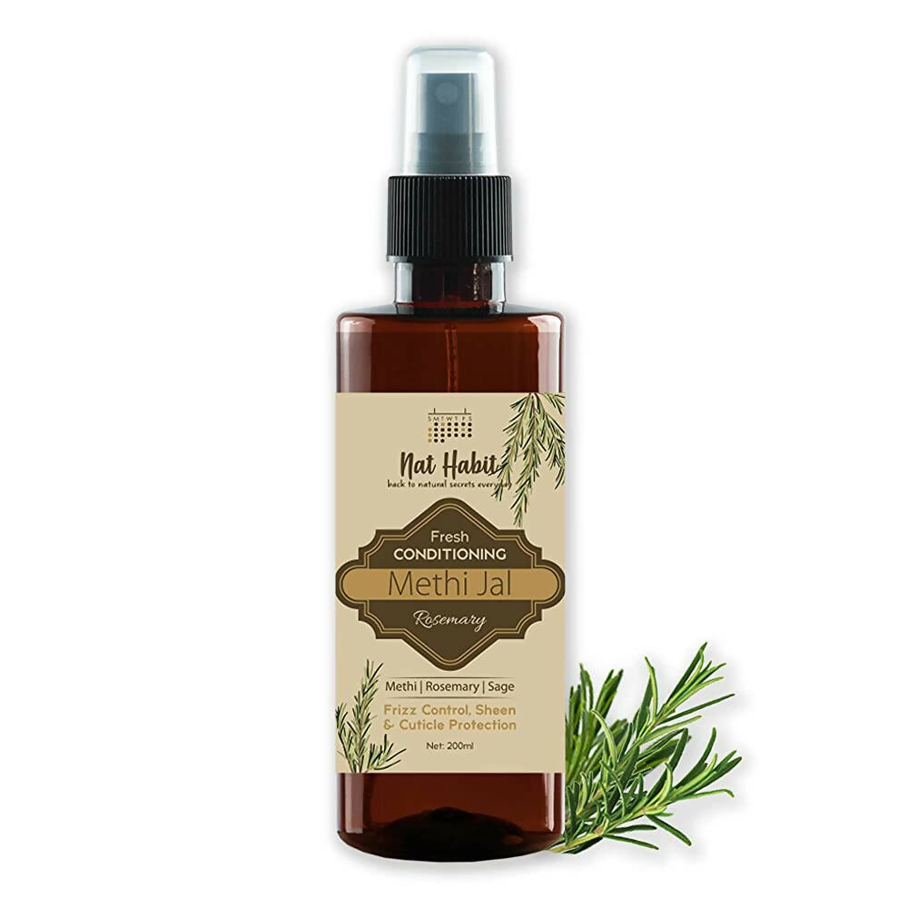 Nat Habit Fresh Conditioning Methi Jal Rosemary Hair Serum - Distacart