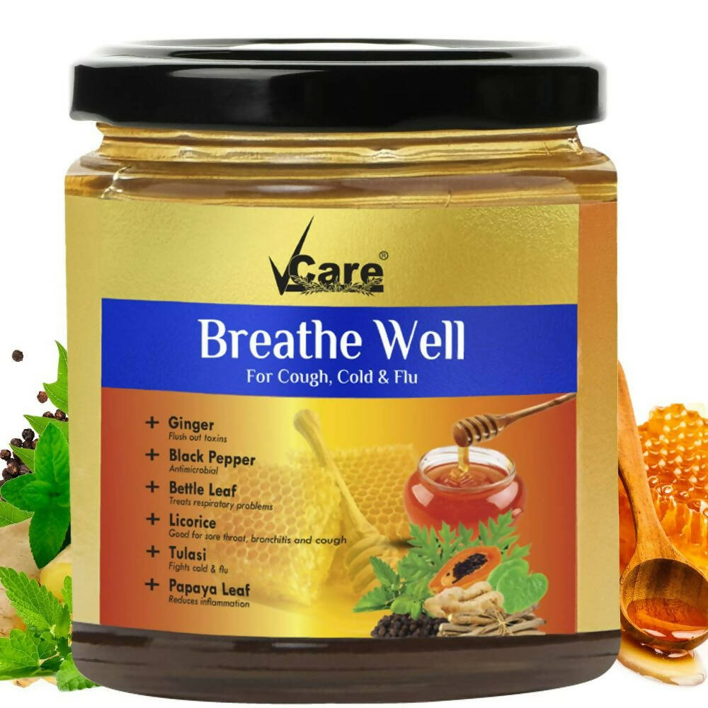 VCare Breathe Well Honey Tea - Distacart