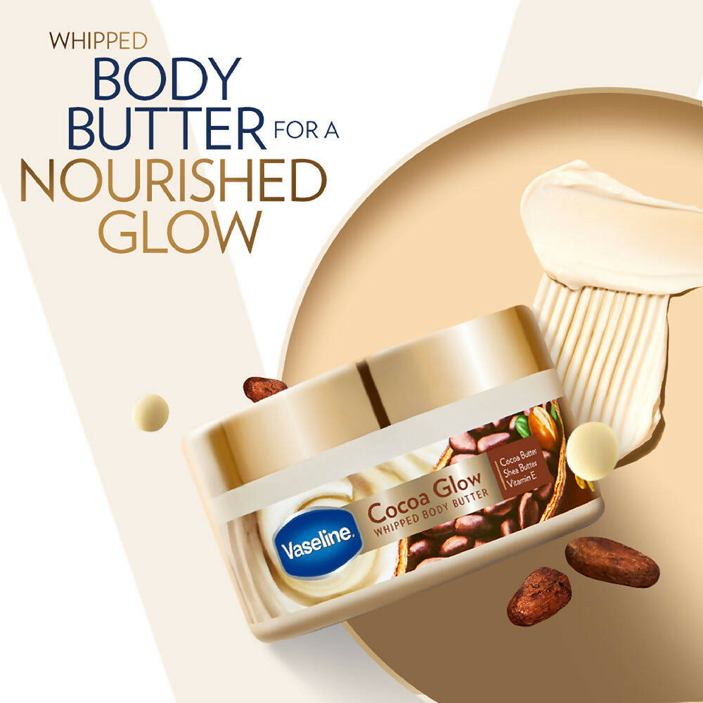 Vaseline Cocoa Glow Whipped Body Butter - Distacart