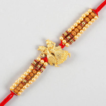 Krishna Designer Rakhi and Soan Papdi - Distacart
