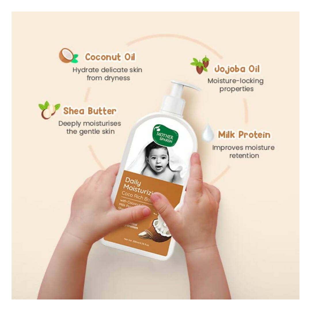 Mother Sparsh Daily Moisturizing Coco Rich Baby Lotion - Distacart