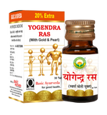 Thumbnail for Basic Ayurveda Yogendra Ras (With Gold & Pearl) Tablets - Distacart