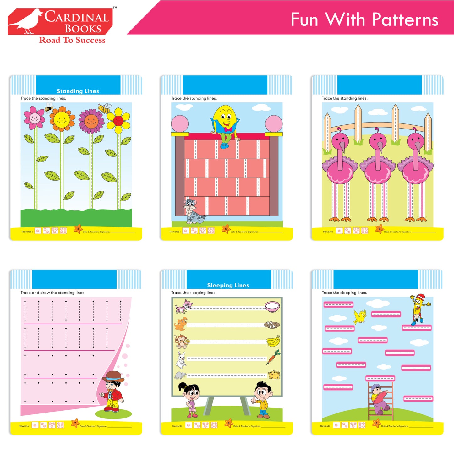 Cardinal ABC & Pattern Book Set (Set Of 2)| Alphabet Picture Book|General Knowledge Book|Pattern Writing Book| Combo Book for Kids| Ages 3-5 Years - Distacart