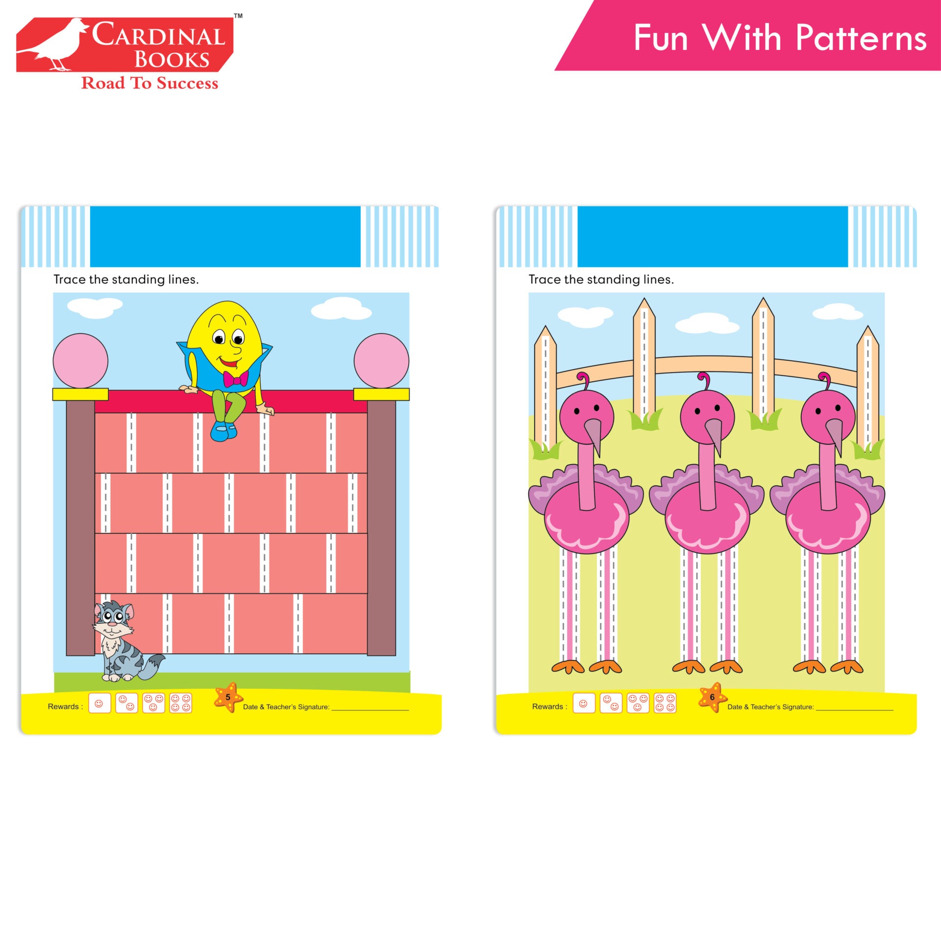 Cardinal ABC & Pattern Book Set (Set Of 2)| Alphabet Picture Book|General Knowledge Book|Pattern Writing Book| Combo Book for Kids| Ages 3-5 Years - Distacart