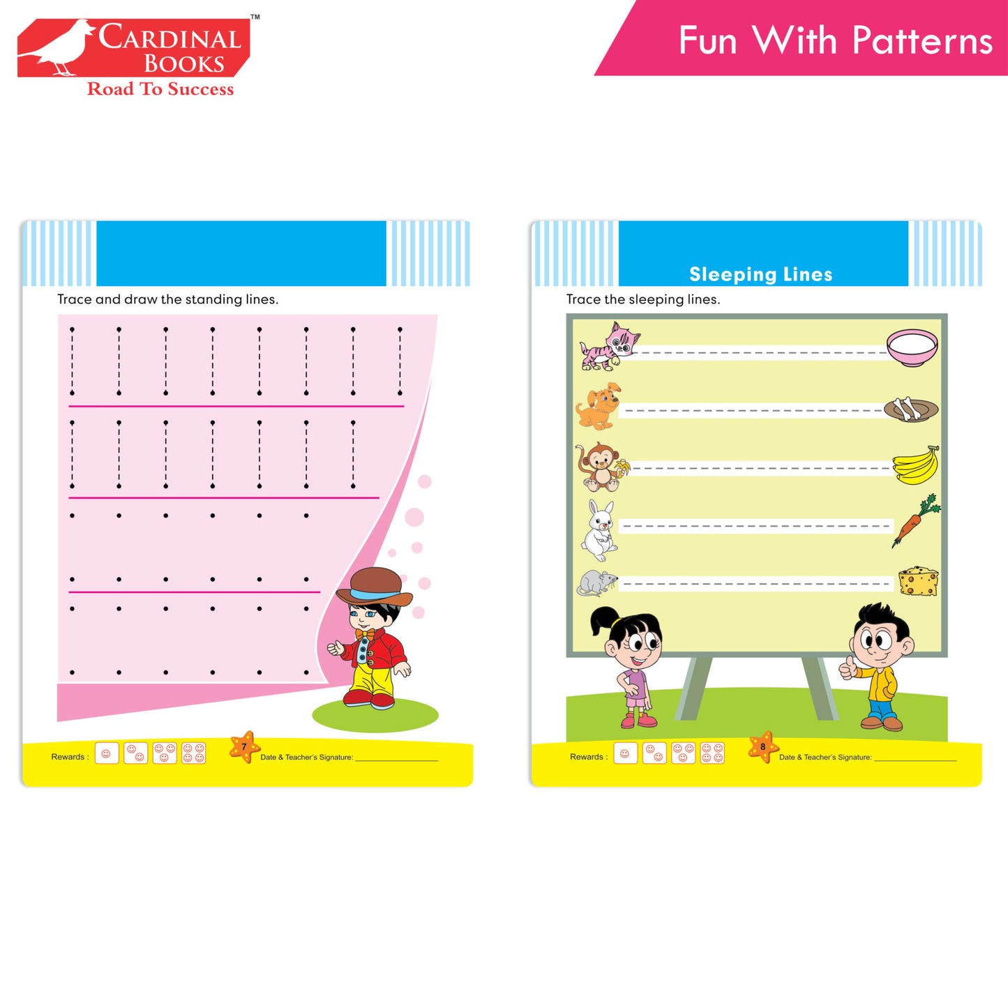 Cardinal ABC & Pattern Book Set (Set Of 2)| Alphabet Picture Book|General Knowledge Book|Pattern Writing Book| Combo Book for Kids| Ages 3-5 Years - Distacart