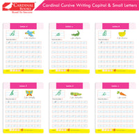 Thumbnail for Cardinal Cursive Alphabet Capital and Small Letter Writing Practice Books for Kids| Set of 3|Kindergarten Book for Kids Ages 3-7 Years - Distacart