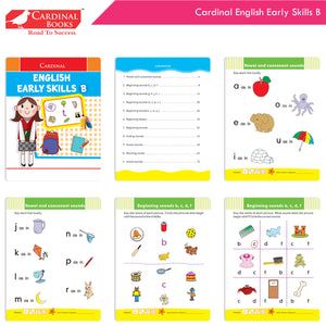 Cardinal Fun Learning Junior KG Activity Books Set of 6|Number| Rhymes & Story| Phonic| English & Maths Skill| Colouring Book For Kids Ages 4-5 Years - Distacart