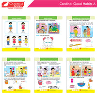 Thumbnail for Cardinal General Knowledge Book Set 1 (Set of 3)|Good Habit A| Hindi Sulekhan Bhag 0| Tell Me More A| Combo Book Set| Ages 3-7 Years - Distacart