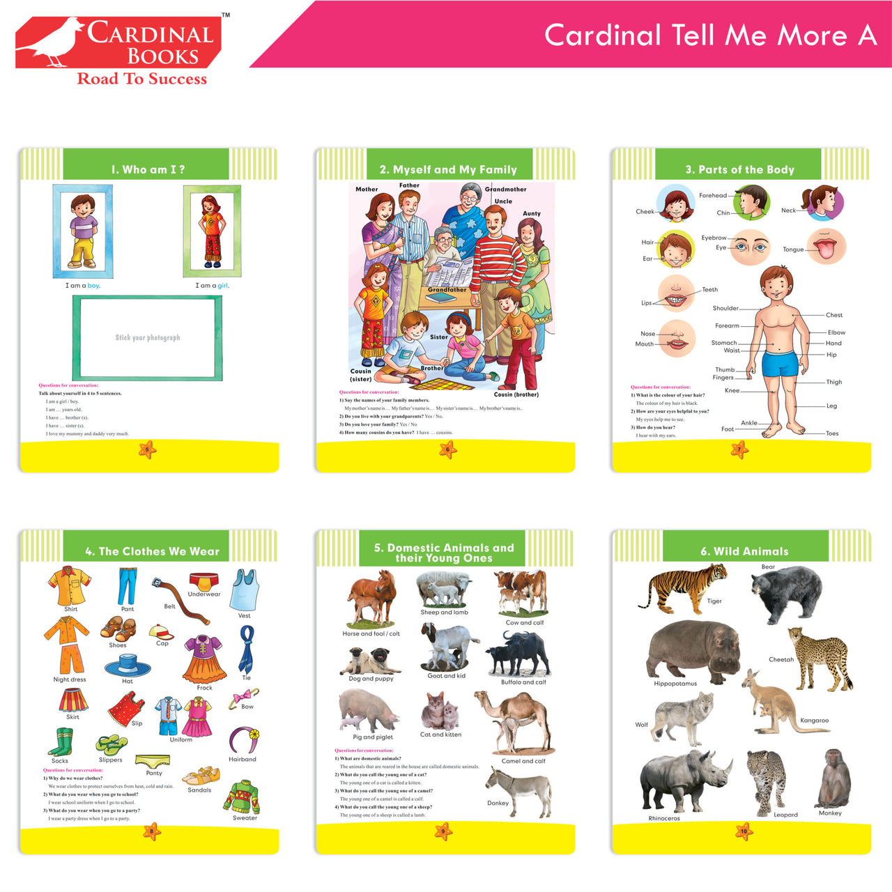 Cardinal General Knowledge Book Set 1 (Set of 3)|Good Habit A| Hindi Sulekhan Bhag 0| Tell Me More A| Combo Book Set| Ages 3-7 Years - Distacart