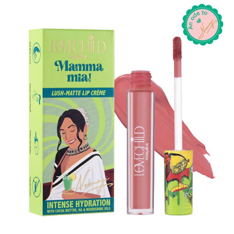 LoveChild By Masaba Gupta Mamma Mia Lush-Matte Lip Creme - Meetha Jaljeera - Distacart