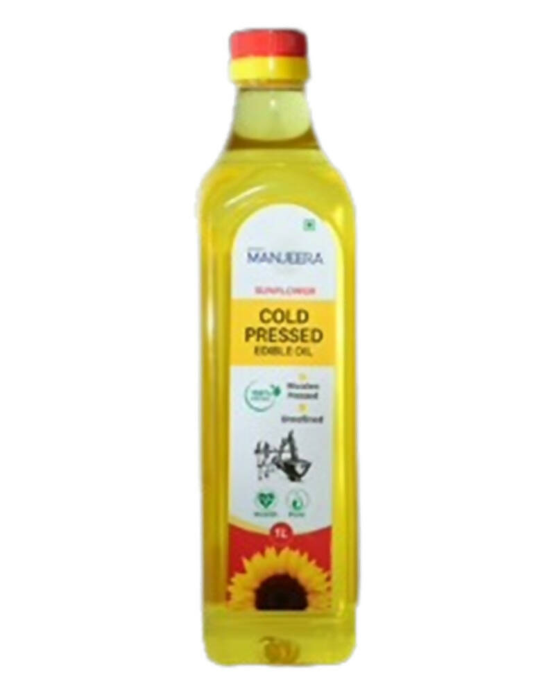 Manjeera Sun Flower Cold (Wood) Pressed Edible Oil - Distacart