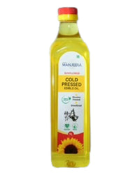 Thumbnail for Manjeera Sun Flower Cold (Wood) Pressed Edible Oil - Distacart