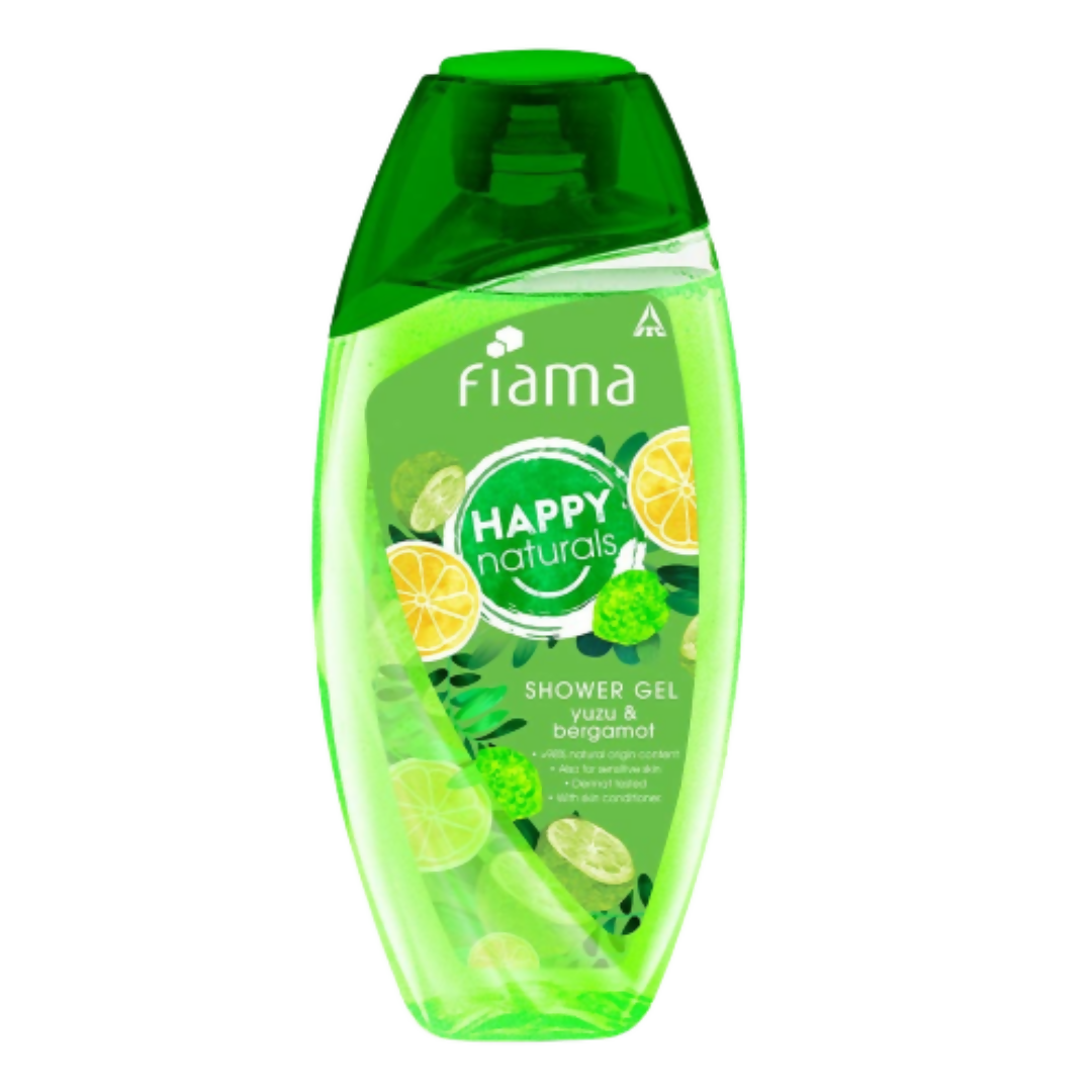 Fiama Happy Naturals Shower Gel With Yuzu And Bergamot - Distacart