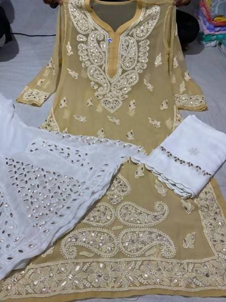 Arfa Fashion House New Collection Of Chikankari Gota Patti Lovers - Distacart