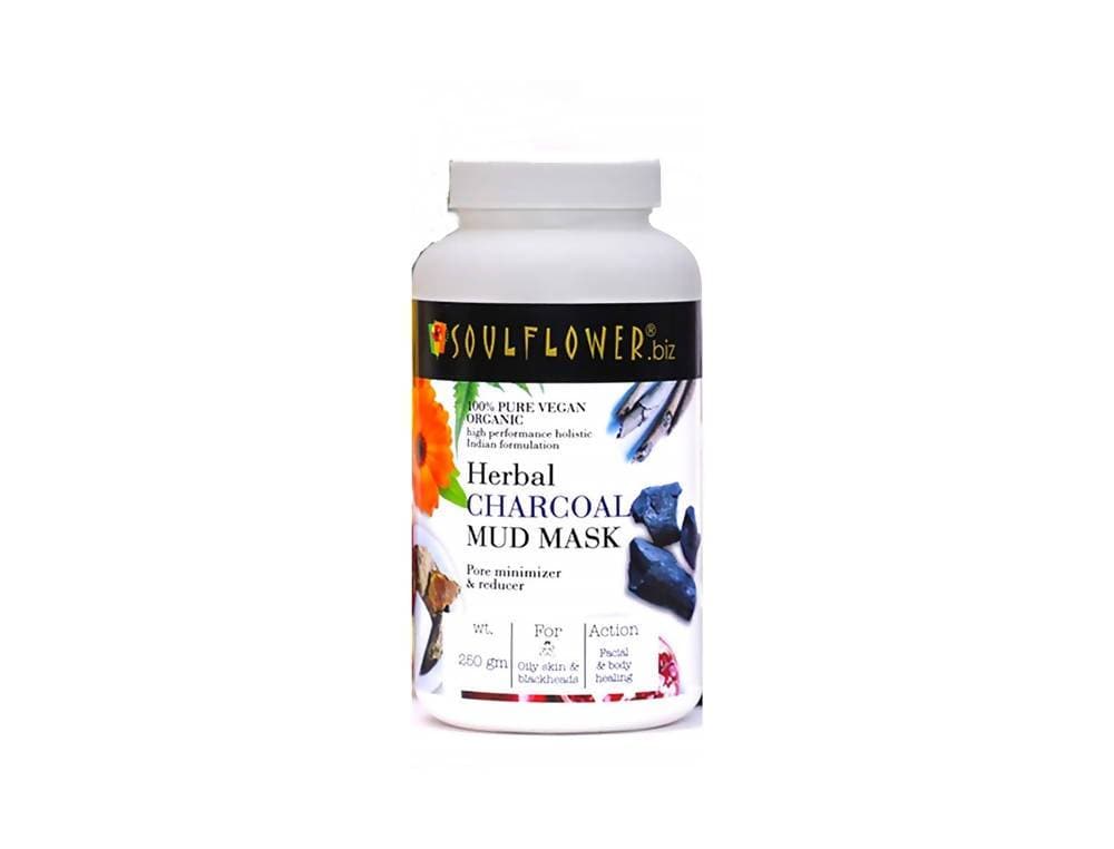 Soulflower Herbal Charcoal Mud Mask - Distacart