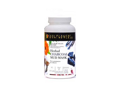 Soulflower Herbal Charcoal Mud Mask - Distacart