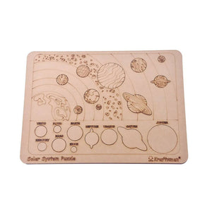 Kraftsman Solar System Learning Puzzle Board | Color Kit included - Distacart