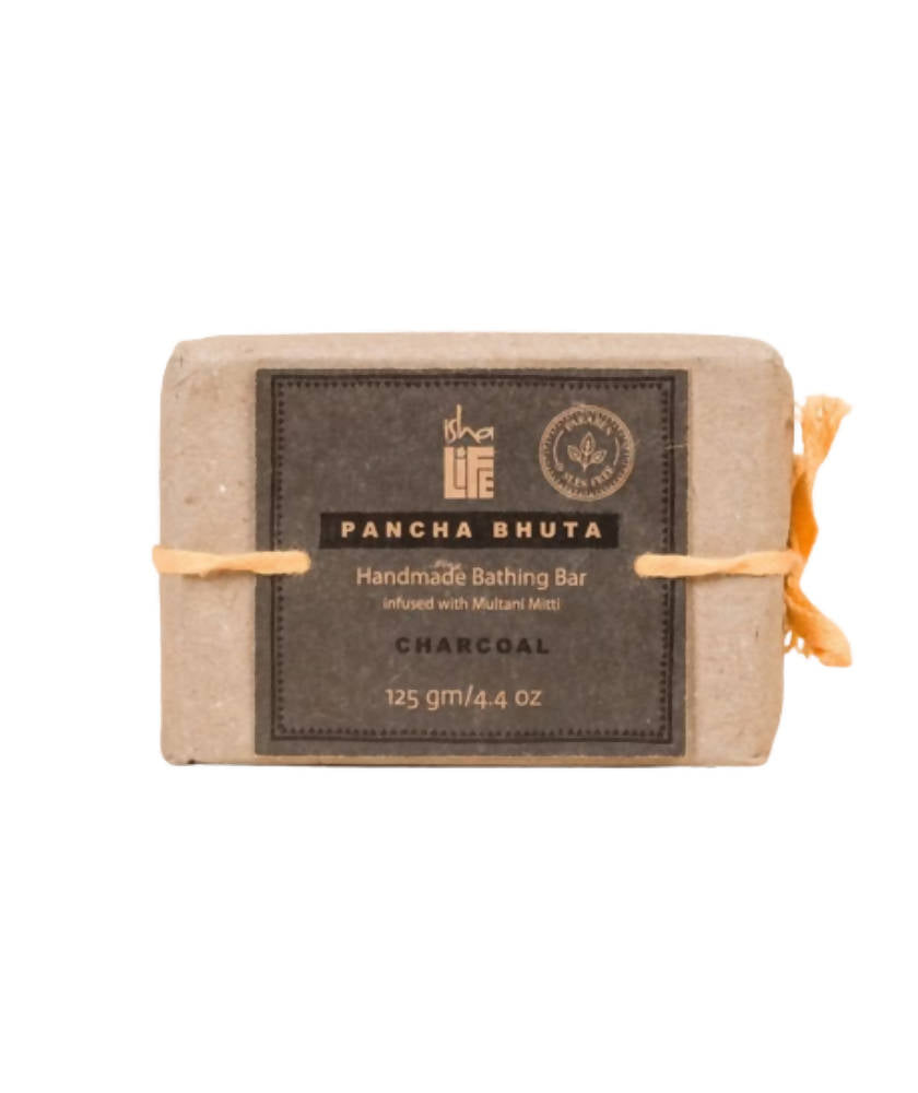 Isha Life Multani Mitti Charcoal Soap (Paraben & SLES Free) - Distacart