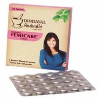 Thumbnail for Dindayal Ayurveda Femicare Tablets