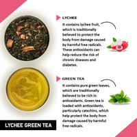 Thumbnail for Teacurry Lychee Flavor Green Tea Bags - Distacart