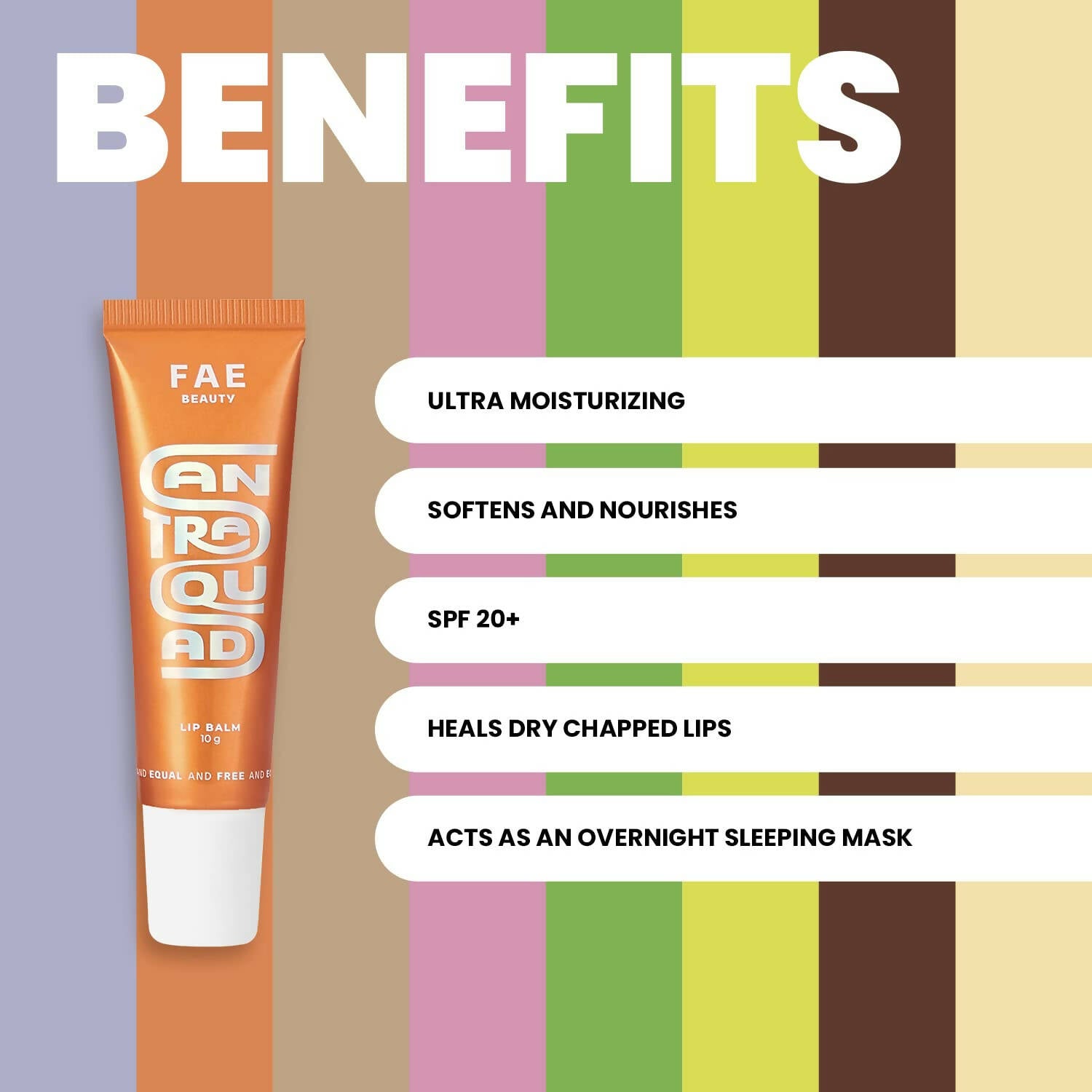 FAE Beauty Santra Squad Mixed Orange Juice Lip Balm SPF 20+ - Sheer Popsicle Orange - Distacart