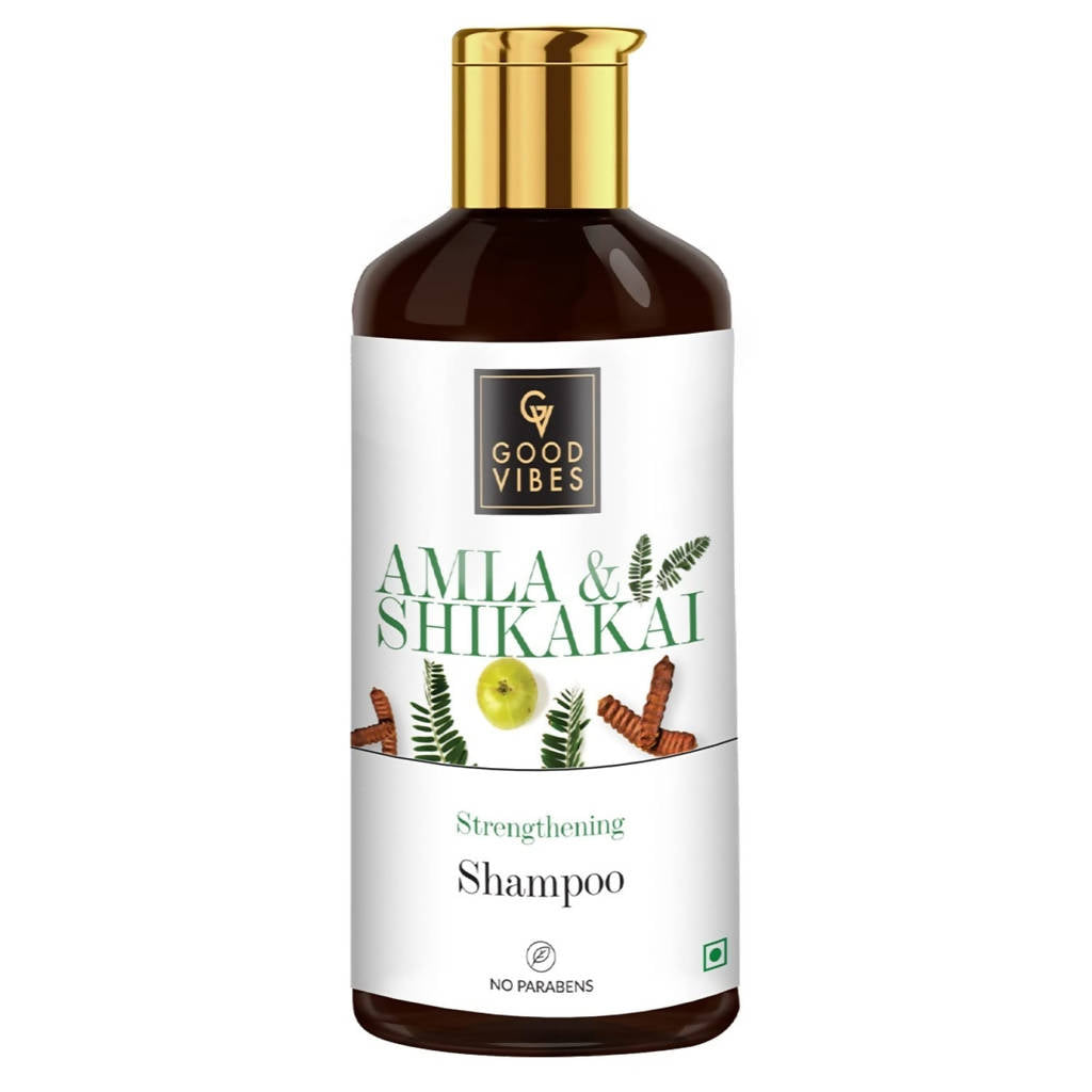 Good Vibes Amla Shikakai Strengthening Shampoo