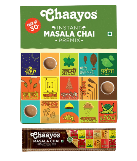 Chaayos Instant Tea Premix Masala Chai Sachets - Distacart