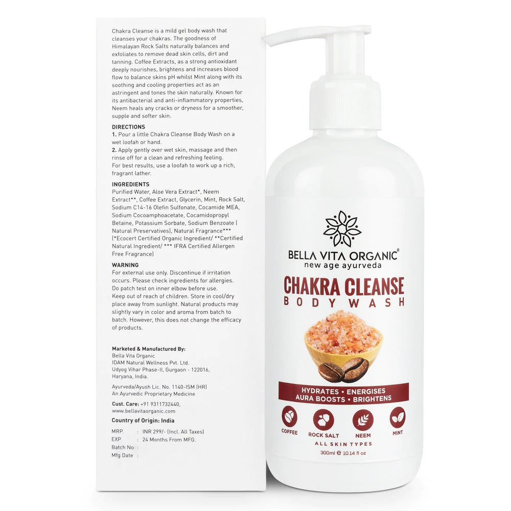 Bella Vita Organic Chakra Cleanse Body Wash