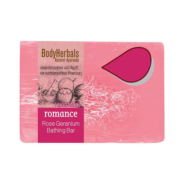 Bodyherbals Romance, Hand Made Rose & Geranium Bathing Bar