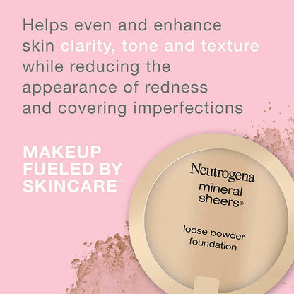 Neutrogena Mineral Sheers Loose Powder Foundation, Natural Beige 60 - Distacart