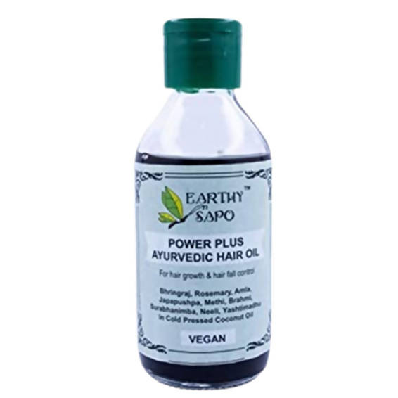 Earthy Sapo Power Plus Ayurvedic Hair Oil - Distacart