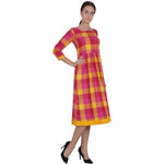 Thumbnail for Kanoor Women's Multi rayon frock style kurti