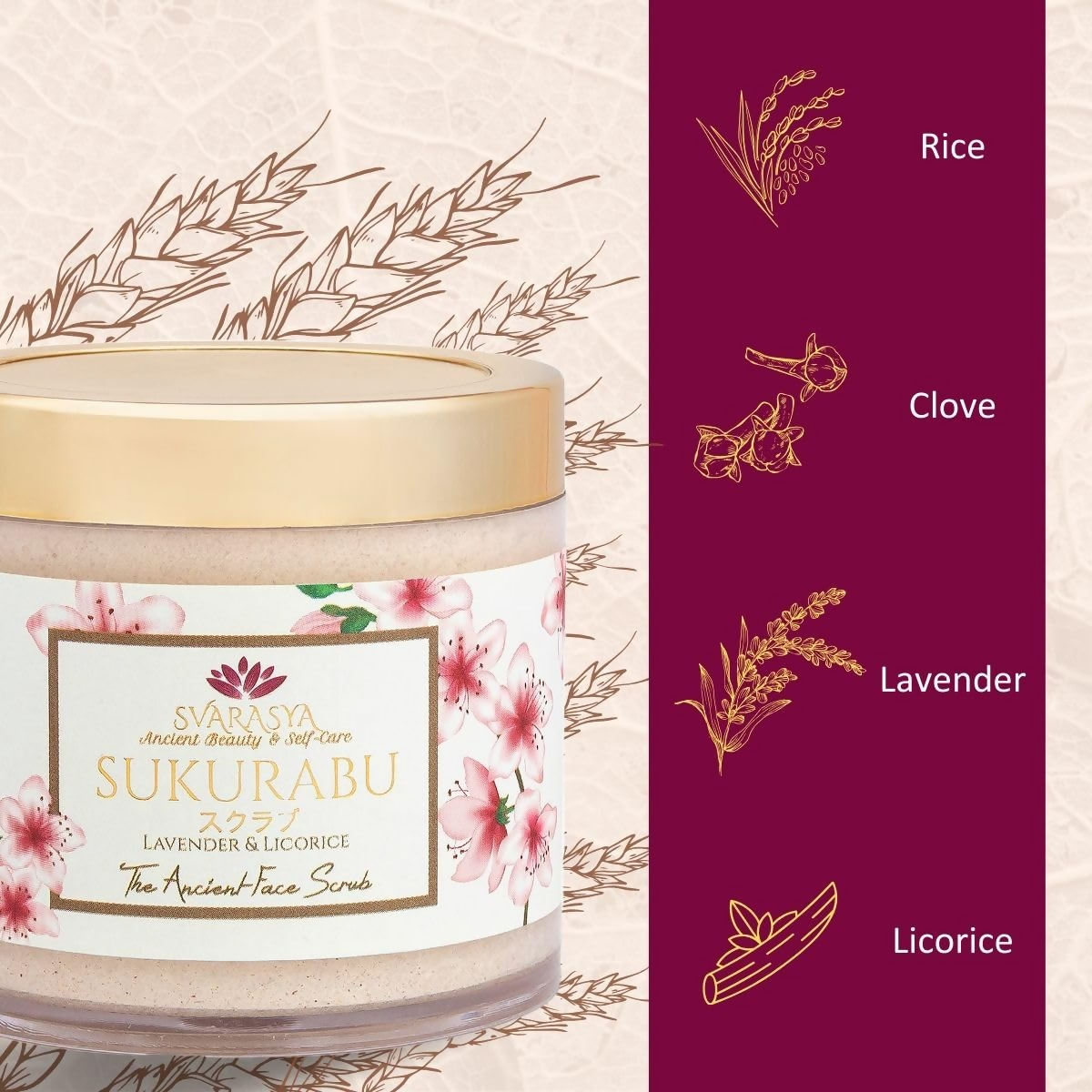 Svarasya Sukurabu The Ancient Face Scrub - Distacart