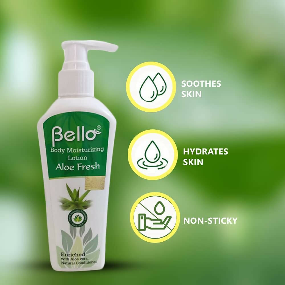 Bello Herbals Body Moisturizing Lotion Aloe Fresh - Distacart
