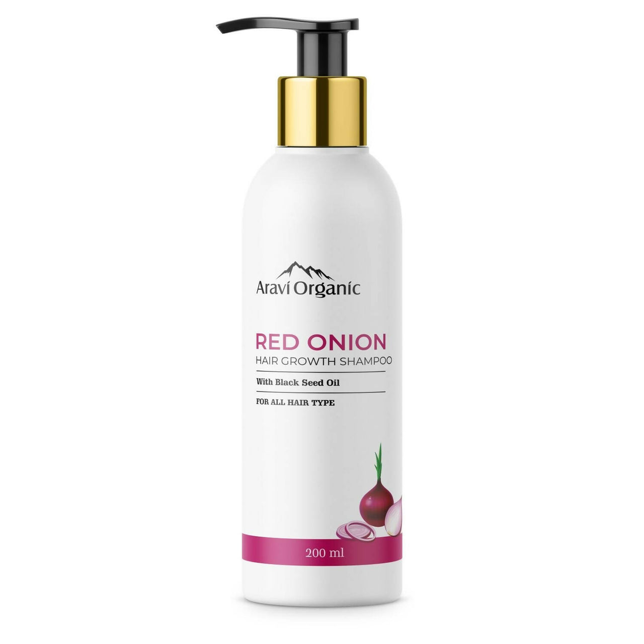 Aravi Organic Onion Hair Shampoo for Hair Growth and Hair Fall Control - Distacart