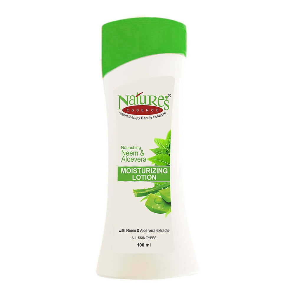 Nature's Essence Neem & Aloevera Moisturizing Lotion - Distacart
