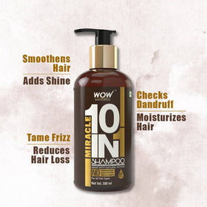 Wow Skin Science Miracle 10 in 1 Shampoo - Distacart