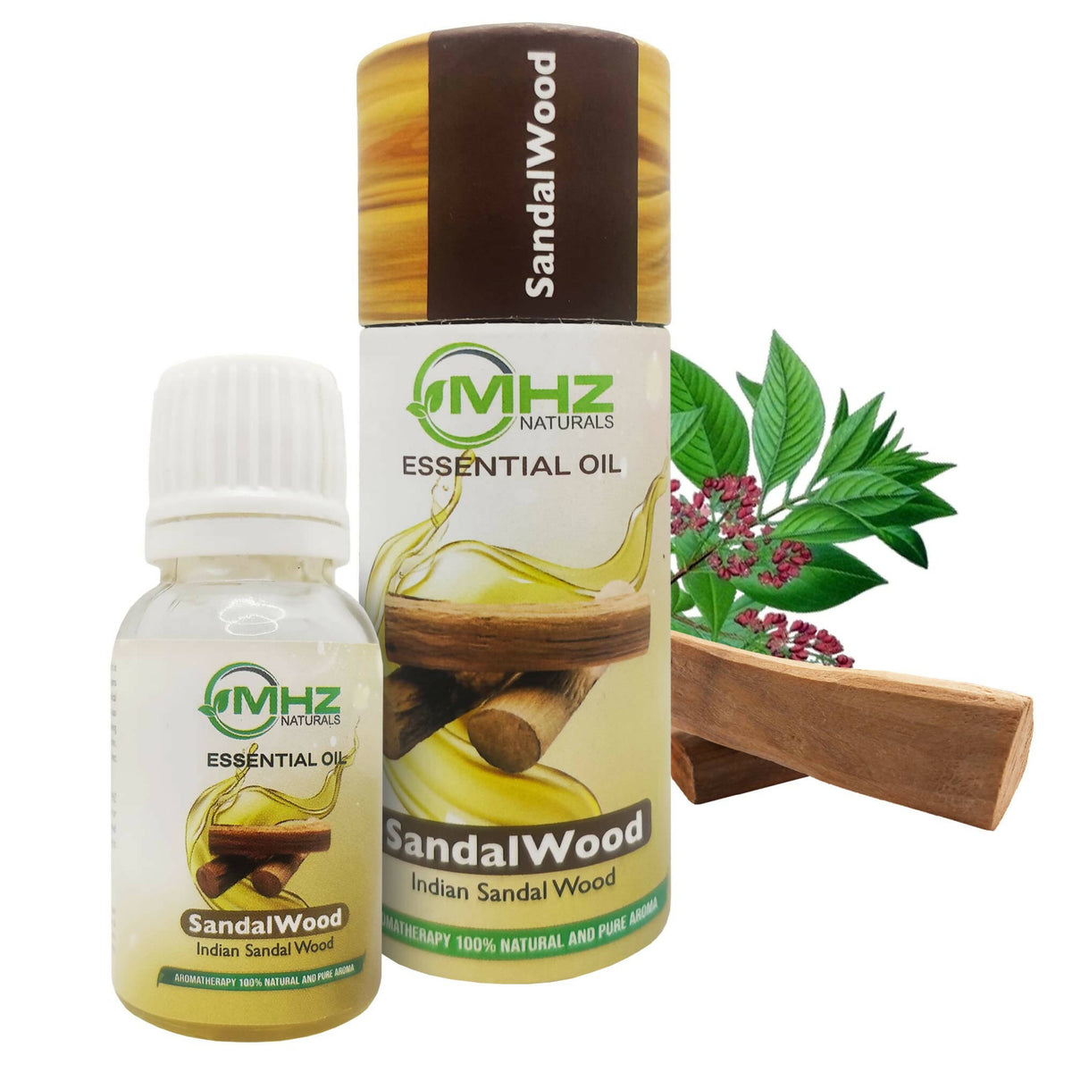 MHZ Naturals Mysore Sandalwood Oil