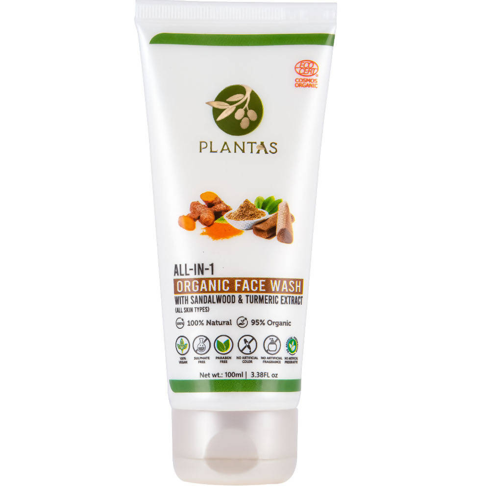 Plantas All In 1 Organic Face Wash - Distacart