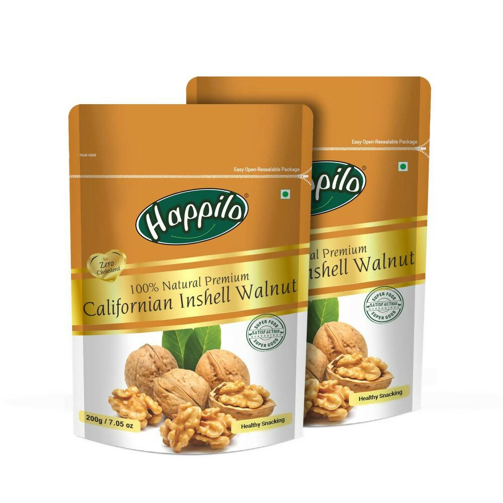 Happilo Premium Whole Californian Inshell Walnuts - Distacart