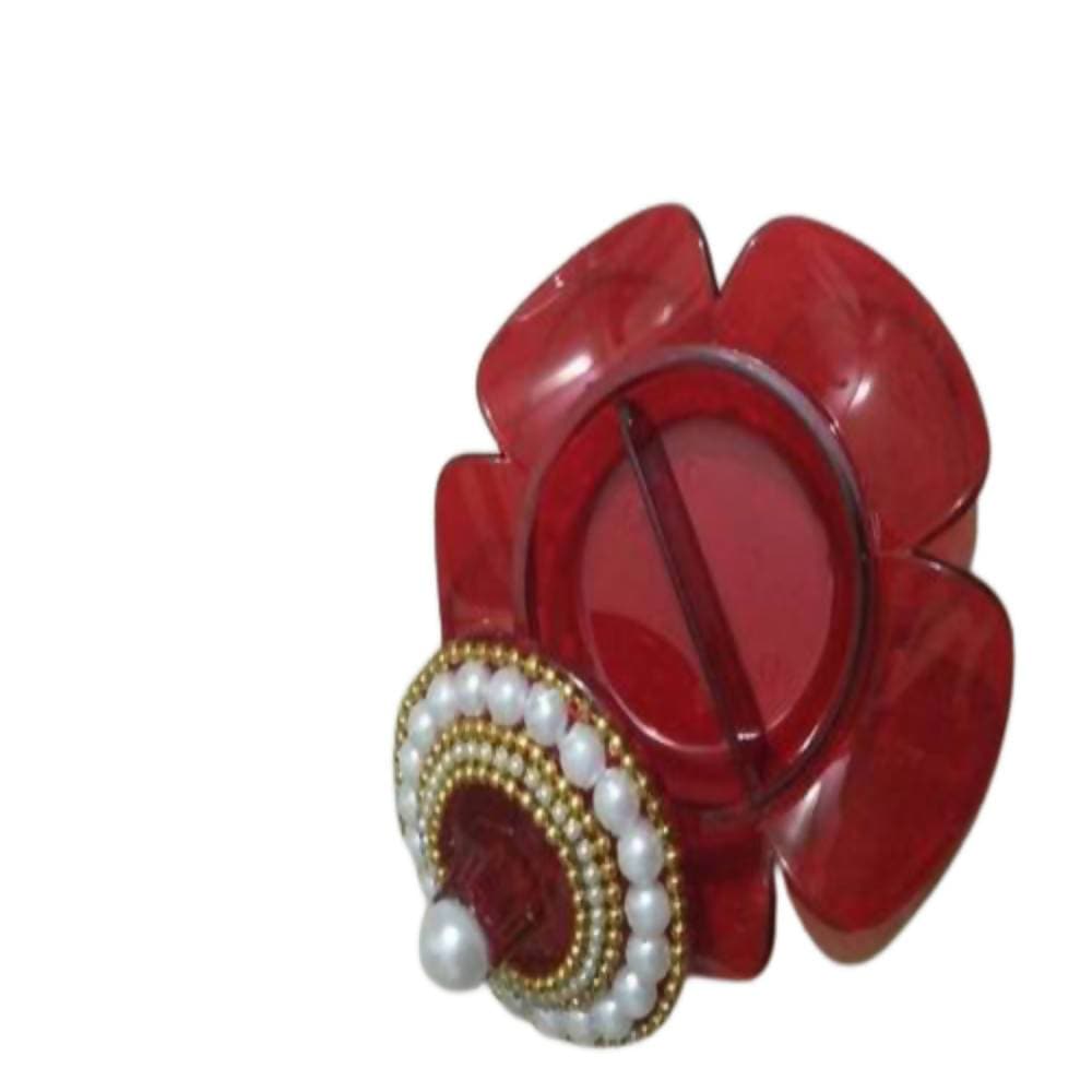 Kundan HandiKrafts Designer Haldi Kumkum Holder - Distacart