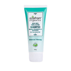 Azafran Organics Soya Rich Triple Action Shampoo - Distacart