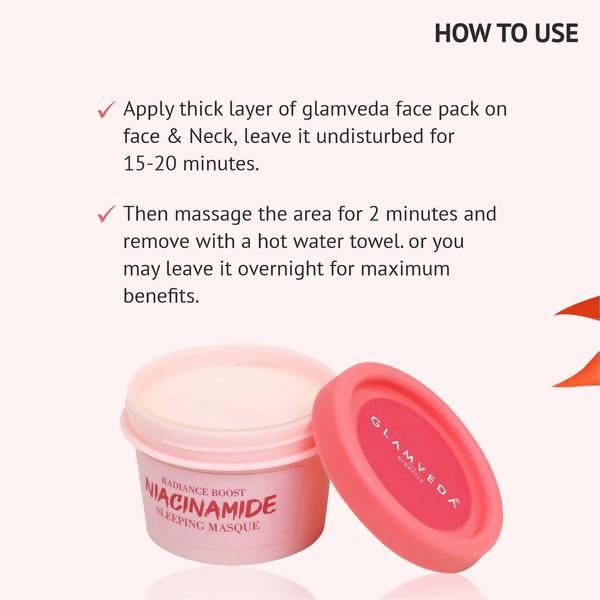 Glamveda Radiance Boost Niacinamide Sleeping Masque