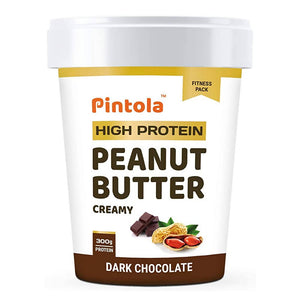 Pintola High Protein Dark Chocolate Creamy Peanut Butter - Distacart
