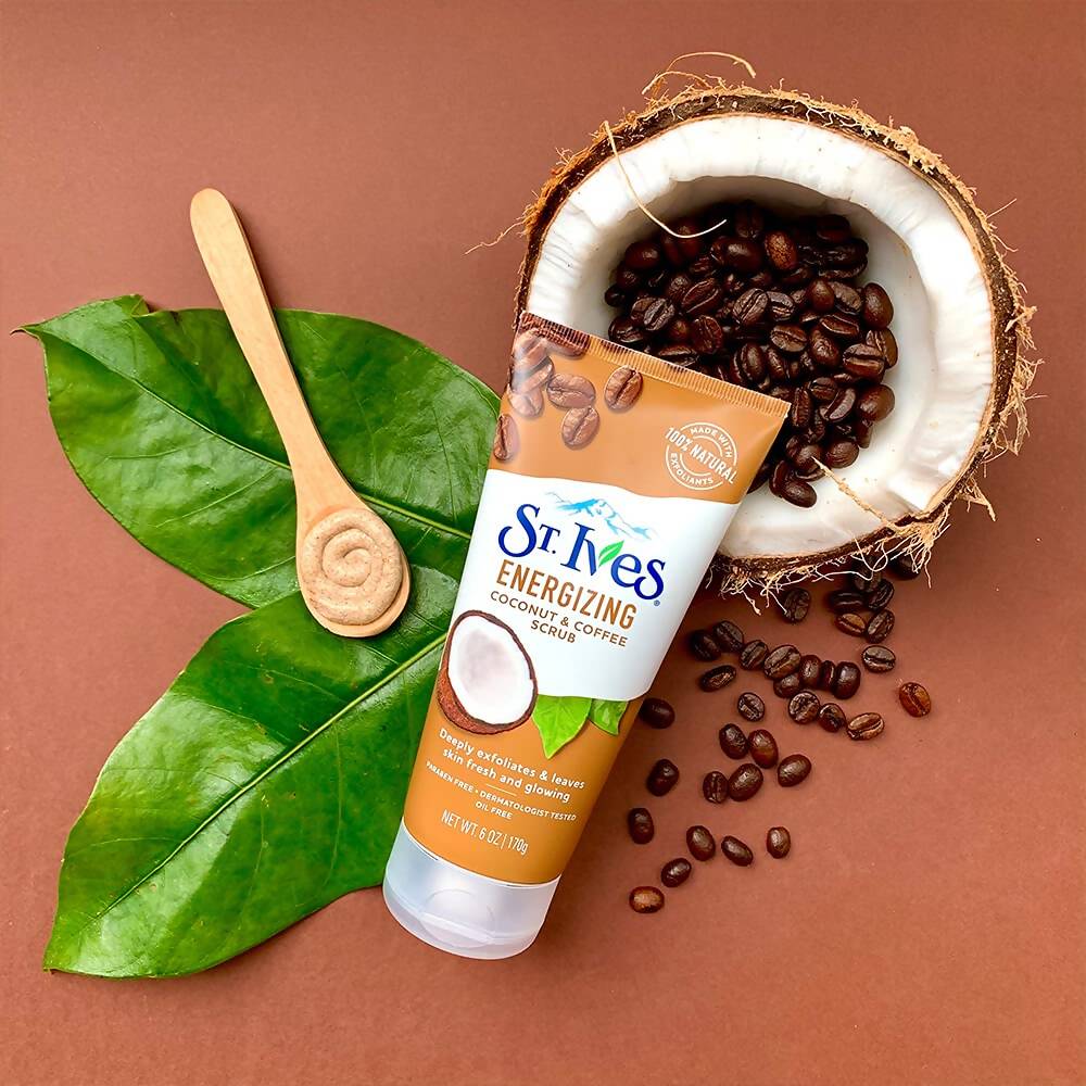 St. Ives Energizing Coconut & Coffee Scrub - Distacart