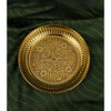 Spillbox Gold-Toned Brass Designer Halwa Thali Pooja Essential - Distacart